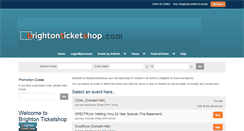 Desktop Screenshot of brightonticketshop.com